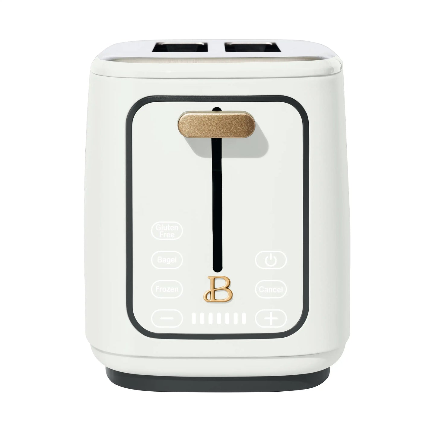 Beautiful 2 Slice Toaster with Touch-Activated Display,