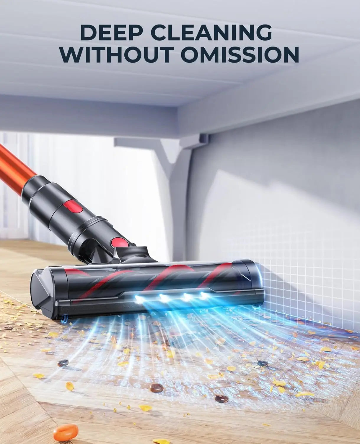 Handheld Laresar Elite and Cordless Vacuum Cleaner, Home Appliance 450W Powerful smart home Touch Screen