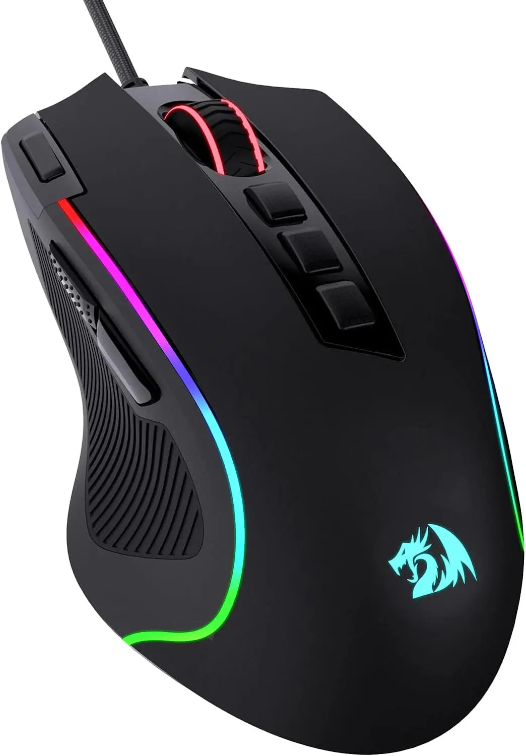 Predator RGB Gaming Mouse 8000 DPI Wired Optical with 11 Programmable Buttons, White