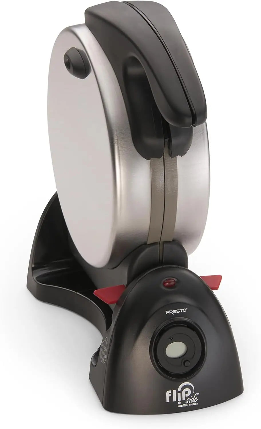 Ceramic Nonstick Belgian Waffle Maker with Flip Design, Cool-Touch Handles for Easy Use