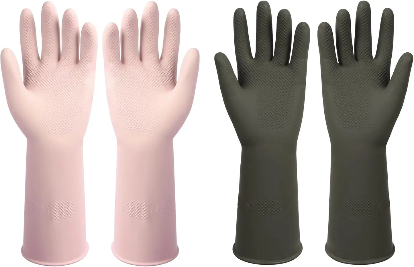 2Pairs Cleaning Gloves for Washing Dishes Long-lasting & Non-Slip