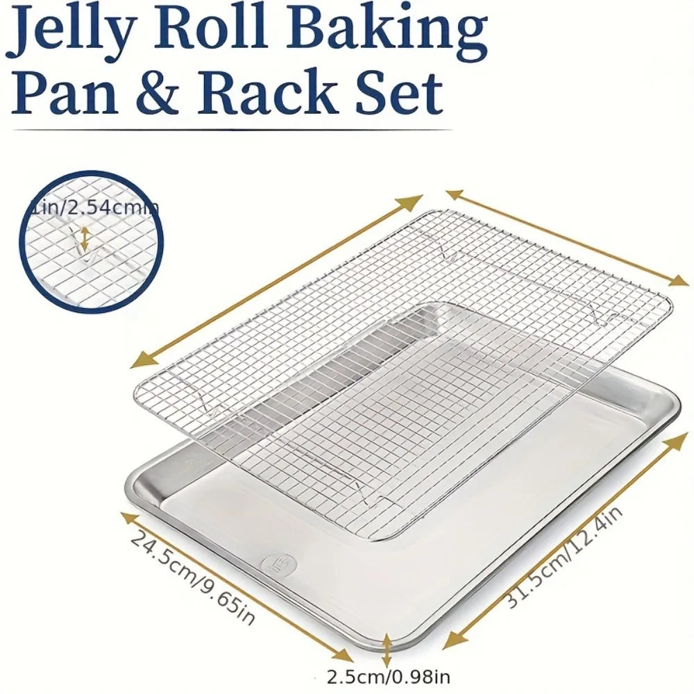 Commercial Kitchen Oven Safe Grill Pan, Oil Draining. 40x31x3cm, Heavy Duty,