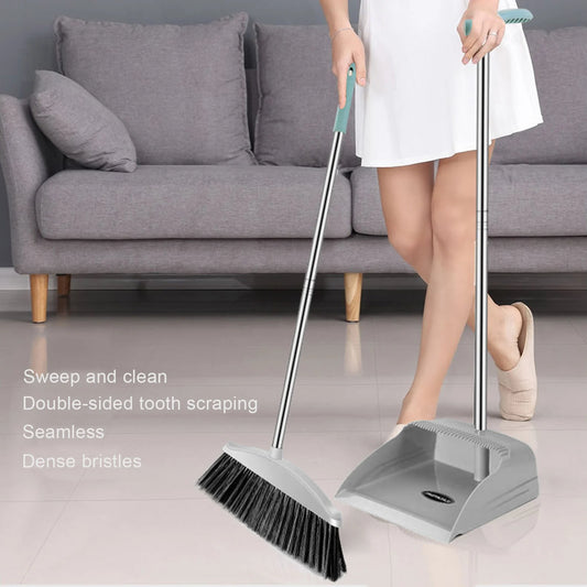 Broom And Dustpan Set Scoop