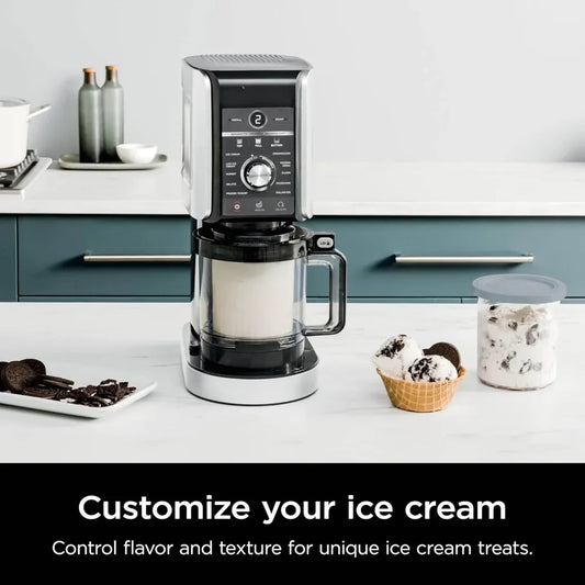CREAMi Deluxe 11-in-1 Ice Cream & Frozen Treat Maker for Ice Cream, Sorbet, Milkshakes, Frozen Yogurt, & More.