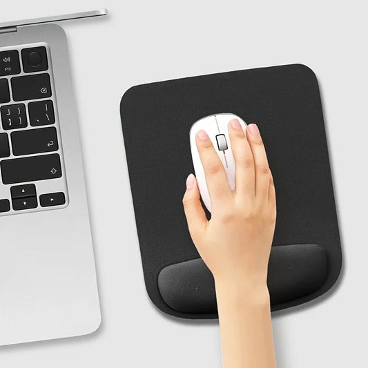 Ergonomic Mouse Pad with Gel Wrist Rest - Comfortable Keyboard Wrist Support for Office & Gaming, Non-Slip Base