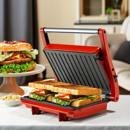 Grilled Cheese , Sandwich Maker & Waffle Maker, 1000W Panini Press with Removable Non-Stick Plate Easy to Clean,