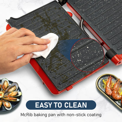 Grilled Cheese , Sandwich Maker & Waffle Maker, 1000W Panini Press with Removable Non-Stick Plate Easy to Clean,