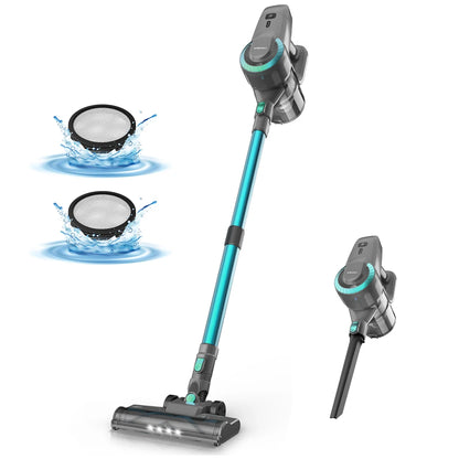 20Kpa Cordless Upright Ultra Lightweight Stick Vacuum for Carpet, Hard Floor, Car, Pet Hair