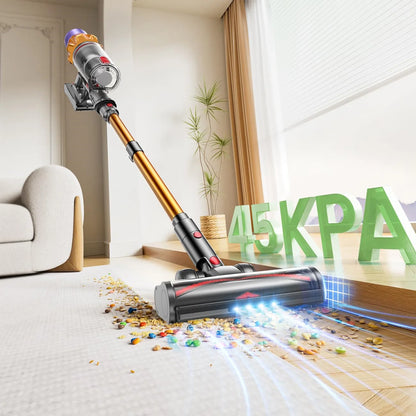 V18 Cordless Vacuum Cleaner 550W 45000PA – Handheld Home Vacuum Powerful Brushless Motor,