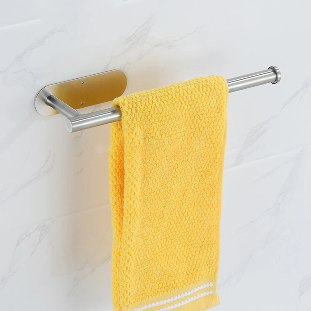 Towel Racks for Bathroom, Adhesive Towel Bar, Hand Towel Holder, Kitchen Towel Holder, Bathroom Accessories