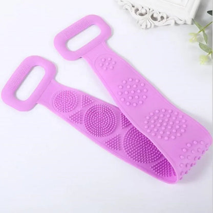 Silicone Body Scrubber Back Massage Exfoliating Sponge