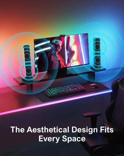 4.1ch Soundbar with Subwoofer,2-in-1 Detachable Bluetooth 5.3 Soundbar for Smart TV, Home Theater Bluetooth Speakers