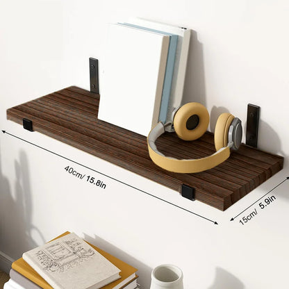 5 layers floating shelf, a word board shelf,Wall organizer, strong bearing capacity, including iron frame, screws and other acce