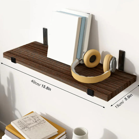 5 layers floating shelf, a word board shelf,Wall organizer, strong bearing capacity, including iron frame, screws and other acce