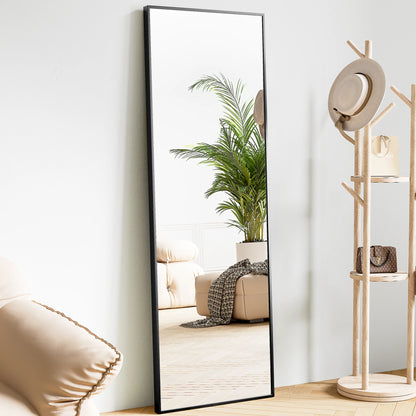 64"x21" Full Body Wall-Mounted Mirror with Stand