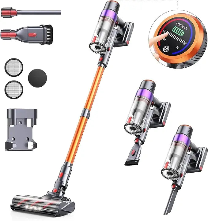 Handheld Laresar Elite and  Cordless Vacuum Cleaner,  Home Appliance 450W Powerful smart home Touch Screen