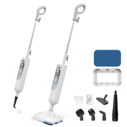 Powerful Steam Mop High Temperature Cleaning Detachable Handheld 6 in 1 Scrubbing Steam Vacuum Mop for Carpet Hard Floor