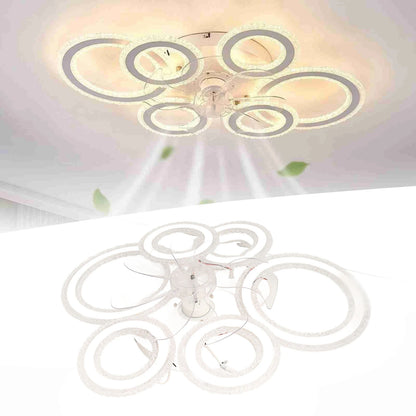 Light Flush Mount Ceiling Fan for Dining Room