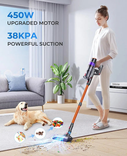 Handheld Laresar Elite and  Cordless Vacuum Cleaner,  Home Appliance 450W Powerful smart home Touch Screen