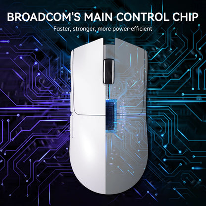 ATTACK SHARK X11 Lightweight Wireless Gaming Mouse with RGB Backlight Charging, Up to 22K DPI, PAW3311 Optical Sensor, HUYU Swit