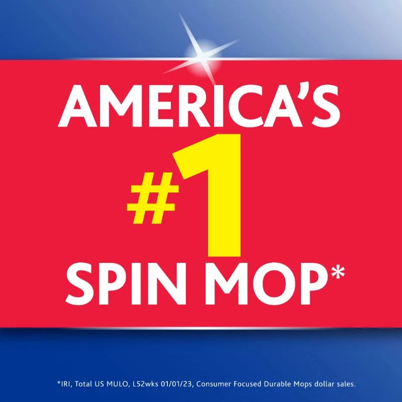 Easy Wring Microfiber Spin Mop and Bucket Cleaning System