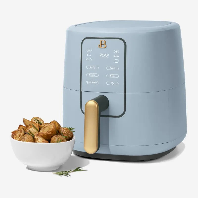 Cornflower Blue Beautiful 3 Qt Air Fryer with TurboCrisp Technology
