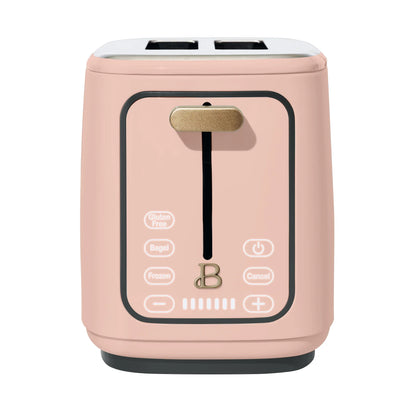 Beautiful 2 Slice Toaster with Touch-Activated Display,