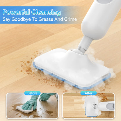 Powerful Steam Mop High Temperature Cleaning Detachable Handheld 6 in 1 Scrubbing Steam Vacuum Mop for Carpet Hard Floor