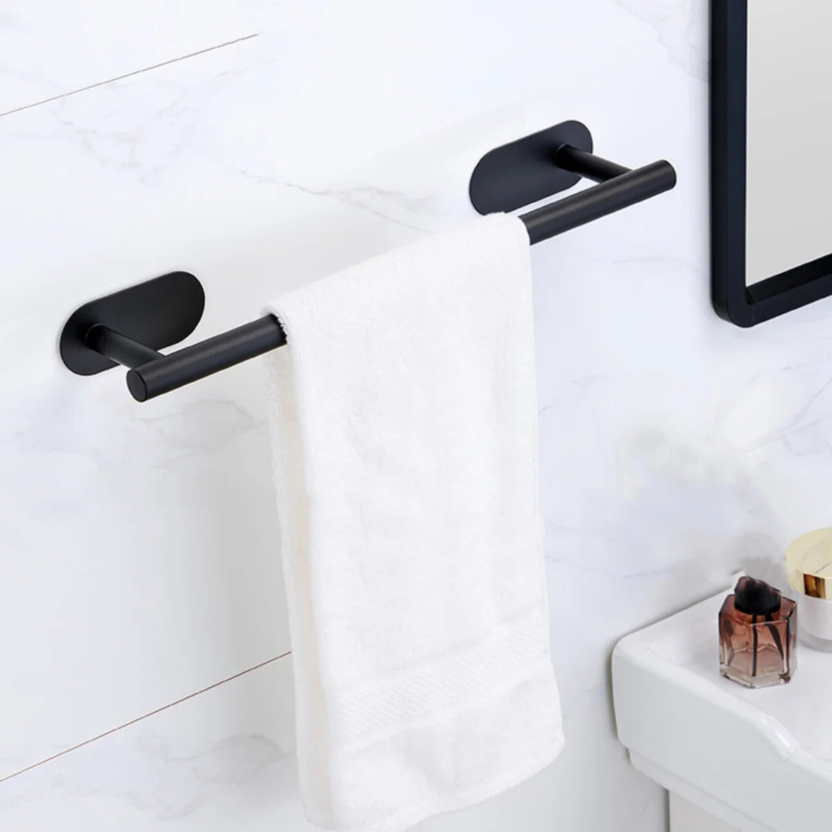 Towel Racks for Bathroom, Adhesive Towel Bar, Hand Towel Holder, Kitchen Towel Holder, Bathroom Accessories
