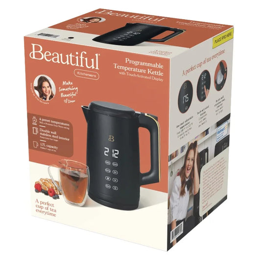 Beautiful 1.7-Liter Electric Kettle 1500 W with One-Touch Activation,