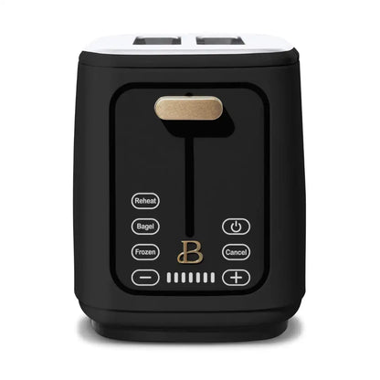 Beautiful 2 Slice Toaster with Touch-Activated Display,