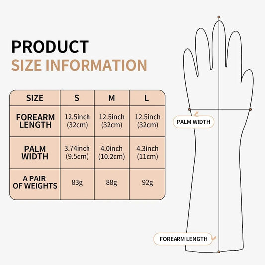 2Pairs Cleaning Gloves for Washing Dishes Long-lasting & Non-Slip