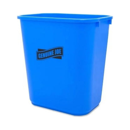 Indoor & Outdoor Recycling Wastebasket Rectangle 7.13 Gal Capacity, Eco Friendly Waste Bin for Classroom Office Use