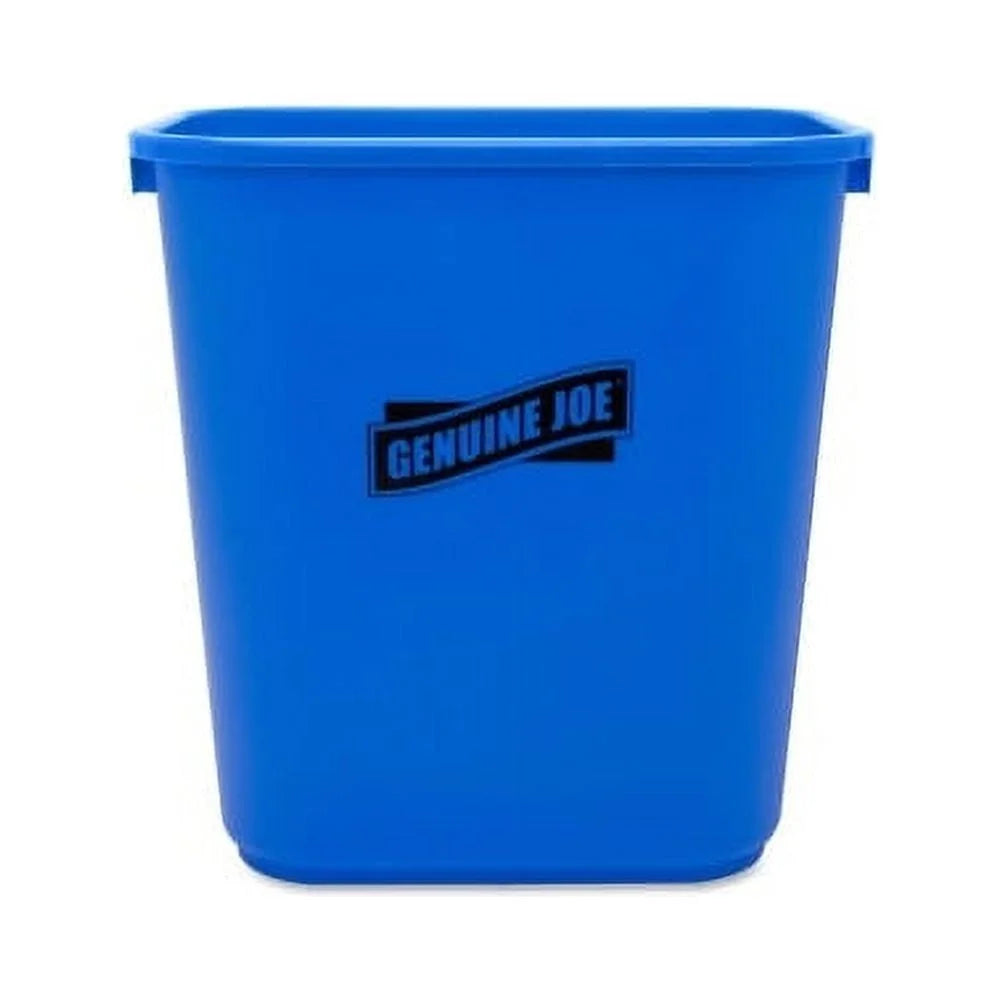 Indoor & Outdoor Recycling Wastebasket Rectangle 7.13 Gal Capacity, Eco Friendly Waste Bin for Classroom Office Use