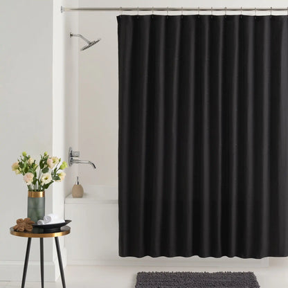Henderson Black Mosaic 72” x 72” Shower Curtain，