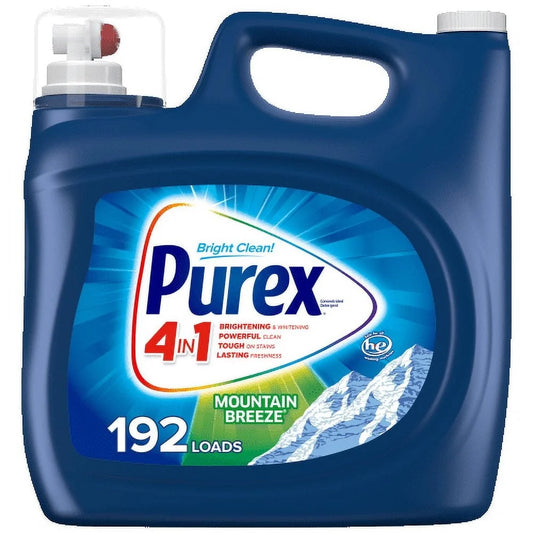 Heavy Duty All Purpose Liquid Laundry Detergent Mountain Breeze 250oz