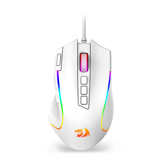 Predator RGB Gaming Mouse 8000 DPI Wired Optical with 11 Programmable Buttons, White