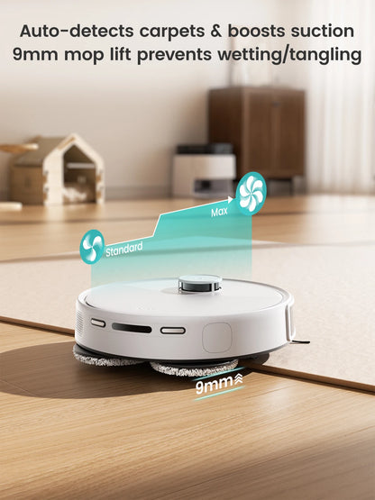 Robot Vacuum Cleaner with Mapping, Emptying Station, Automatic Washing and Drying,