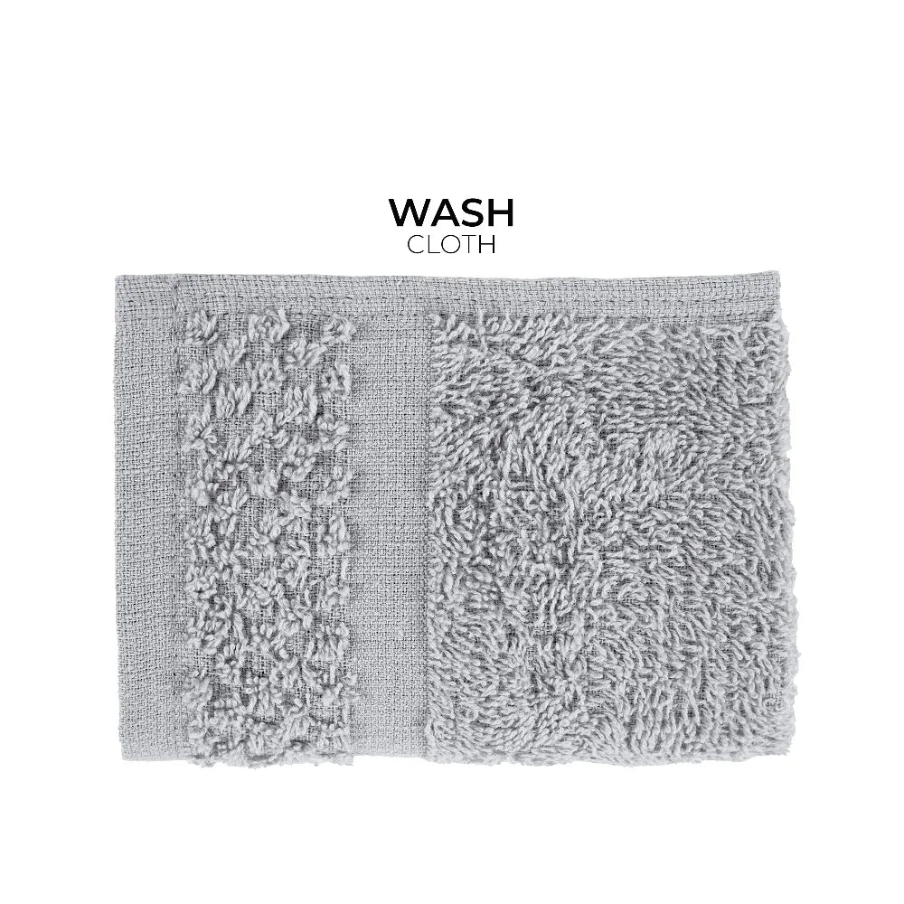 10 Piece Cotton Towel Set Soft Absorbent Bath Towels Quick Dry Durable Washcloths Hand Towels