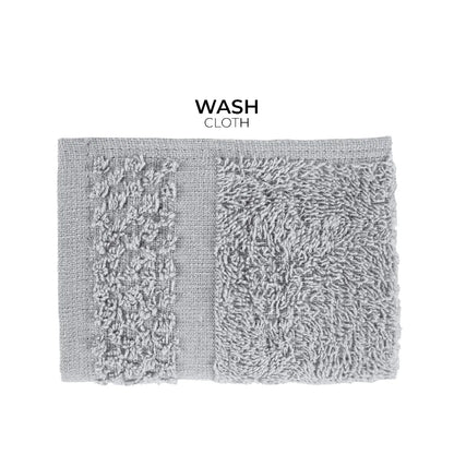 10 Piece Cotton Towel Set Soft Absorbent Bath Towels Quick Dry Durable Washcloths Hand Towels