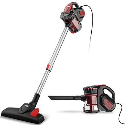 600W Motor Stick Handheld Vacuum Cleaner Powerful Suction for Home Pet Hair, Hard Floor