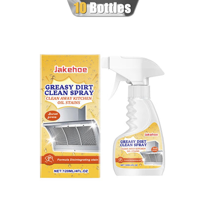 120ml Greasy Dirt Cleaner Spray Strong Kitchen Oil Stain Degreaser Mild, Non-corrosive Cleaning Polishing Stove Range Hood Agent