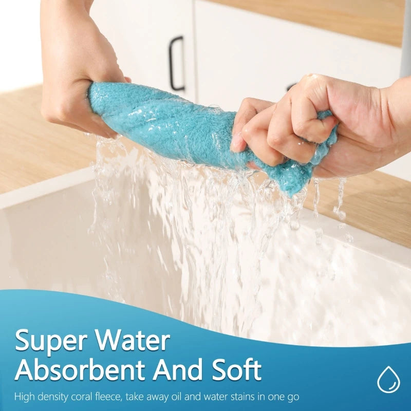 Household clean Set of 12 or18 piece, Soft and Highly Absorbent, Perfect for Kitchen and Bathroom, Multi functional for Home Use