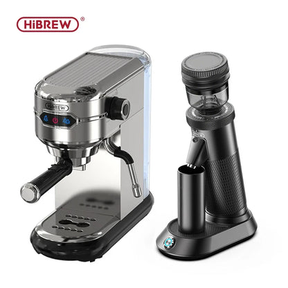 Coffee Maker Cafe tera 20 Bar Inox Semi Automatic Super Slim ESE POD& Powder Espresso Cappuccino Machine.