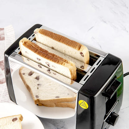 stainless steel household breakfast toaster