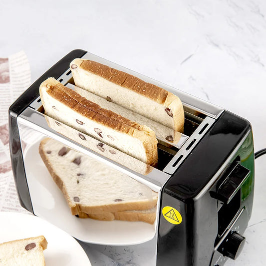 stainless steel household breakfast toaster