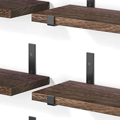 5 layers floating shelf, a word board shelf,Wall organizer, strong bearing capacity, including iron frame, screws and other acce