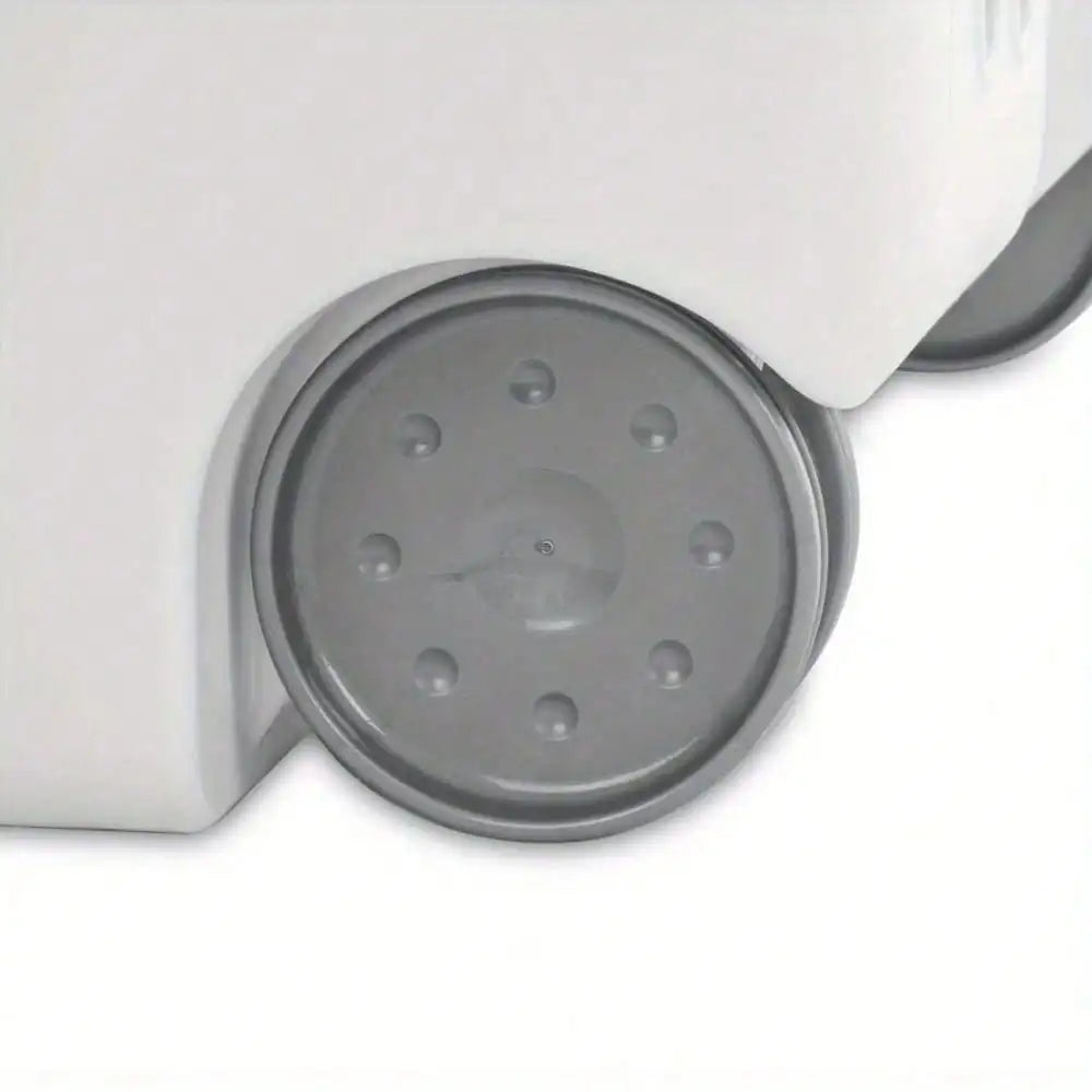 Plastic wheel laundry basket with flip design with wheels for storage of dirty clothes and transport clothes