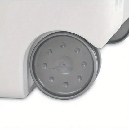 Plastic wheel laundry basket with flip design with wheels for storage of dirty clothes and transport clothes