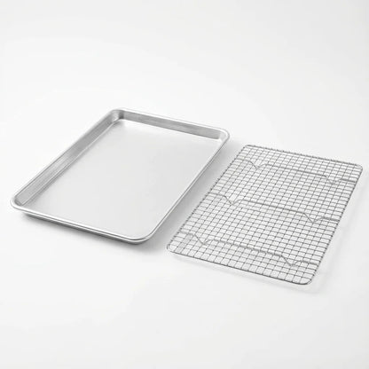 Commercial Kitchen Oven Safe Grill Pan, Oil Draining. 40x31x3cm, Heavy Duty,